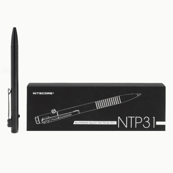 Ручка тактическая NiteCore NTP31 Alu HAIII (Чернила Schneider Gelion 39 Black)